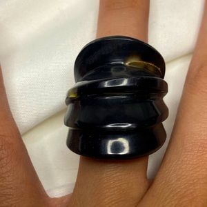 Chunky wood ring